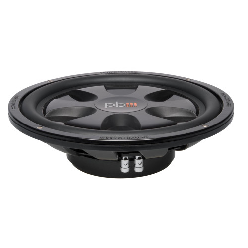 PowerBass S-12T - 12" Single 4-Ohm Shallow Mount Subwoofer