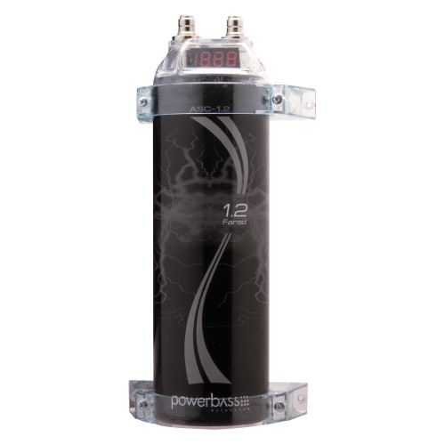 PowerBass ASC-1.2 - 1.2 Farad Digital Capacitor
