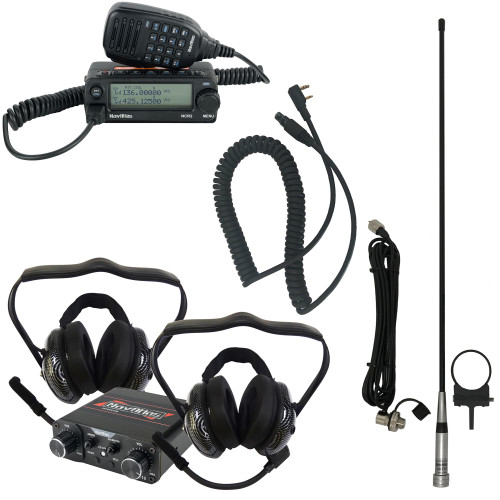 NavAtlas NIRBH2 2 Person Powersports Behind the Neck Headset Bundle 1 NNT10 Intercom, 2 NB200 Headsets