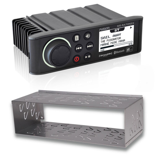 Fusion MS-RA70NSX Marine Radio System with MS-RA70DC Din Cage