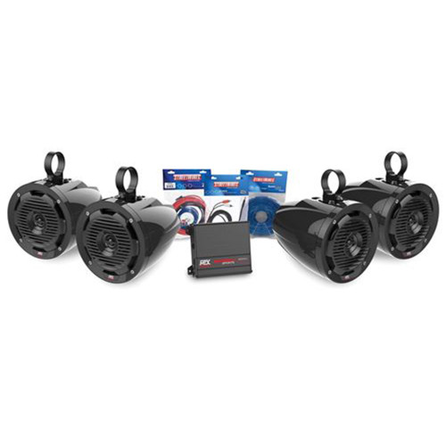MTX Audio ORVKIT2 Universal UTV 4 Speaker Package (Wired Phone-Controlled)