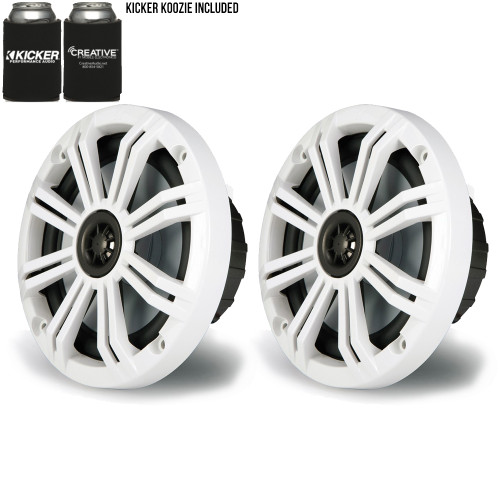 Kicker 6.5" Marine Speakers (QTY 2) 1 pair of OEM replacement speakers