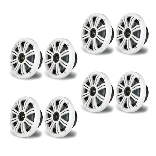 Kicker 6.5" Marine Speakers (QTY 8) 4 pair of OEM replacement speakers