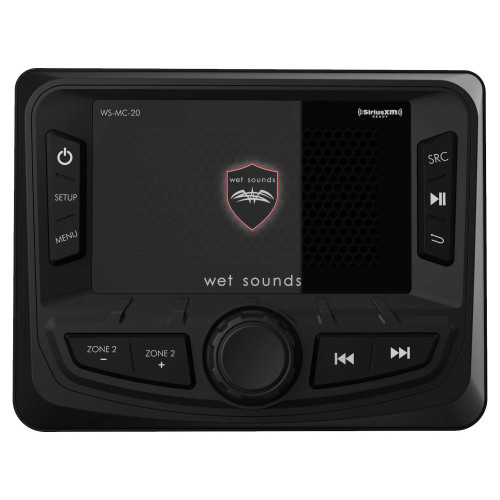 Wet Sounds WS-MC-20 2-Zone Media Center with WS-G2-NEMA-20 NMEA