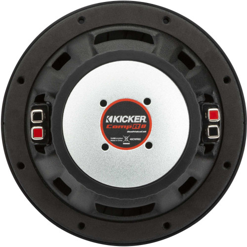 Kicker 8 Inch Comp R Woofer Includes Two 48CWR82 Virtual 2 ohm