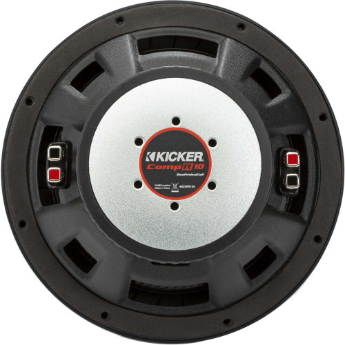 Kicker 10 Inch Comp R Woofer 48CWR104 Package with 46CXA4001