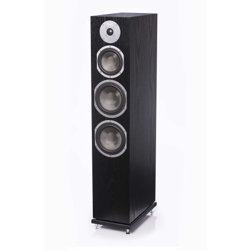 KLH Kendall Floorstanding Loudspeaker, 3-Way Bass Reflex with Woven Kevlar Drivers - Black Oak, Sold Individually