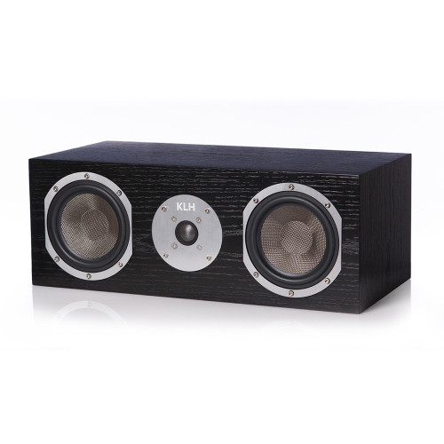 KLH Story II Center Channel Speaker - Black Oak, Sold Individually