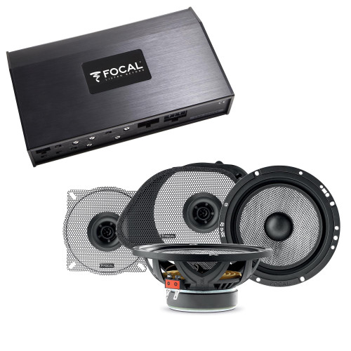 Focal FDPSport 4-Channel Amplifier and Focal HDA 165 - 98/2013 Speaker Upgrade For 1998-2013 Harley Motorcycles