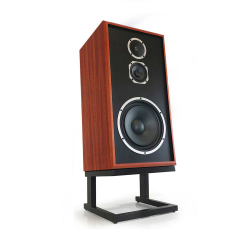 KLH Model Five 3-way Acoustic-Suspension design, 10" woofer, 4" mid-range, 1" Aluminum tweeter.- African Mahogany (Single)