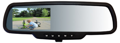 Video Rear View Mirror Intraphex TD-CTMD43 Mirror 4.3" Capacitive Touch Screen