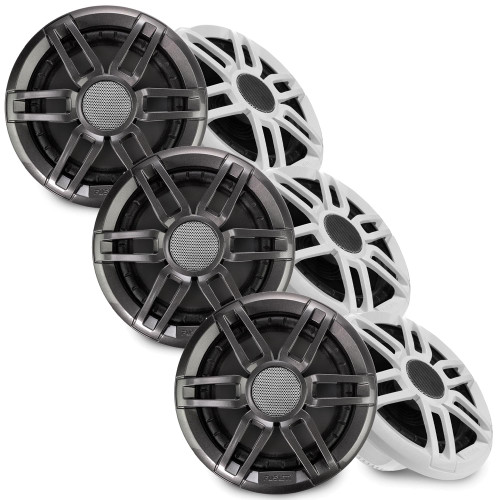 Fusion 3 Pairs XS-F65SPGW XS Series 6.5" 200-Watt Sports Marine Speakers