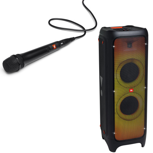 JBL PartyBox 1000 Powerful Portable Bluetooth Party Speaker With JBL PBM100 Wired Microphone