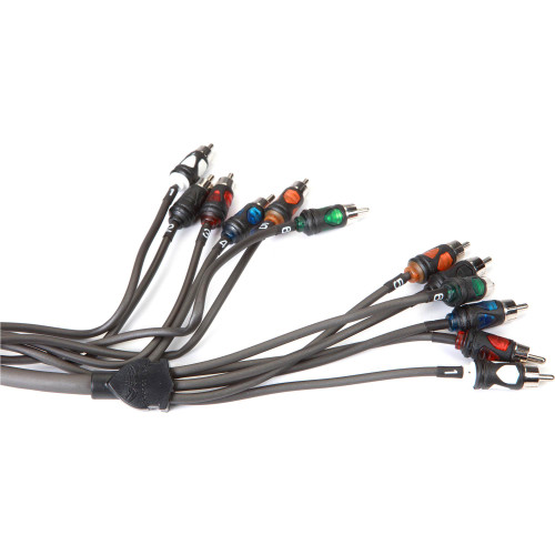 Wet Sounds WWX-RCA-6CH Marine-rated 6-channel RCA cable (23-foot) - Open Box