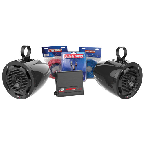 MTX ORVKIT1 Universal UTV 2 Speaker Package (Wired Phone-Controlled) - Like New - Used, Open Box