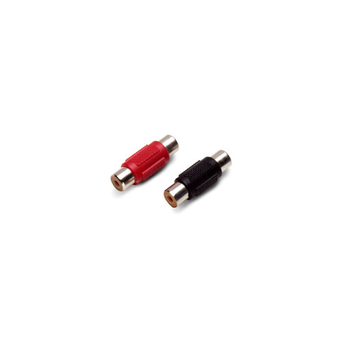 Rockford Fosgate RFIS Rca Splices Two Male Ends Together, - Pack Of 2, (1) Black, (1) Red