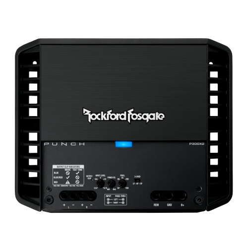 Rockford Fosgate P300X2 2 Channel Amplifier - 100x2 @ 4-Ohm, 150x2