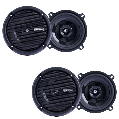 Memphis Audio 2 Pairs of PRX5 Power Reference Series 5.25" Coaxial Speakers