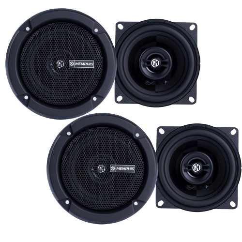 Memphis Audio 2 Pairs of PRX4 Power Reference 4" Coaxial Speakers