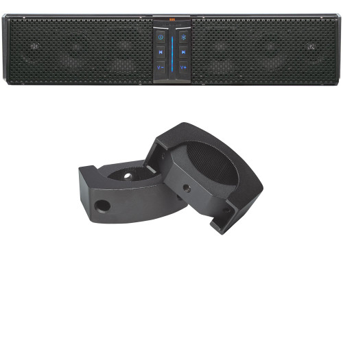 PowerBass 1 XL-650 6 Speaker Bluetooth Powersports Soundbar and 1