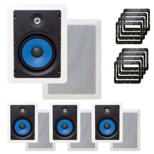 Legrand In-Wall Speaker Contractor Case Packs with In Wall Mounting Brackets