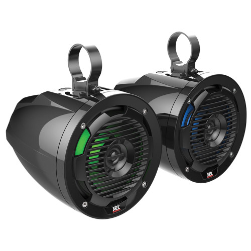 MTX Audio MUD65PL All-Weather 6.5" 50W RMS 4Ω Cage Pod Speaker Pair w/ RGB LED - Used Acceptable