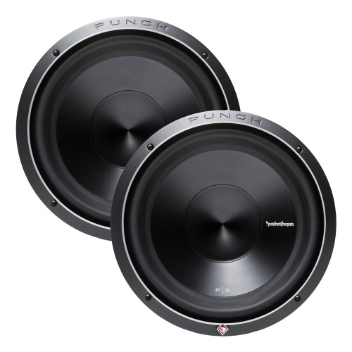 Rockford Fosgate - Two P3D4-12 12" Dual 4 Ohm Punch Subwoofers