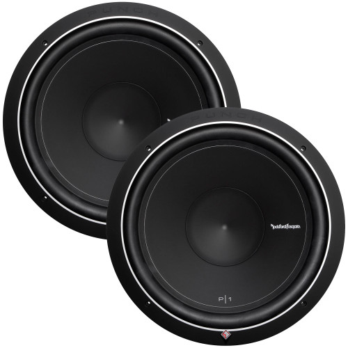 Rockford Fosgate P1S2-15 15” Subwoofer- SVC (2-Ohm), 250 Watts Rms