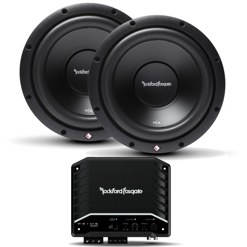 Rockford Fosgate - Two R2D2-10 10" Subwoofers - DVC (dual 2-Ohm), and a R2-500X1 Mono Amplifier- 250x1 @ 4-Ohm, 500x1 @ 2-Ohm