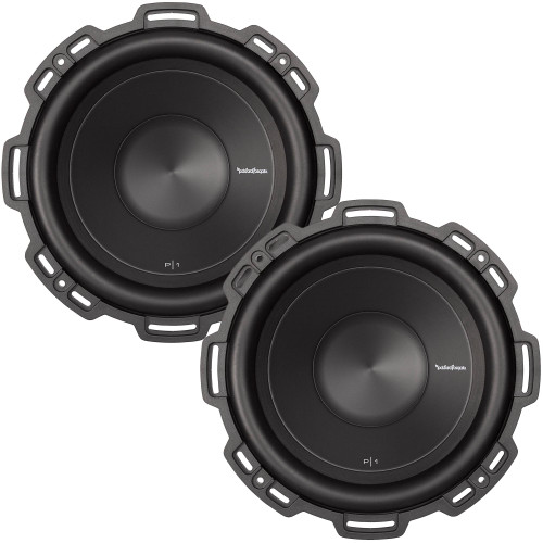 Rockford Fosgate 2 P1S2-10 Punch P1 2-Ohm 10" Subwoofers
