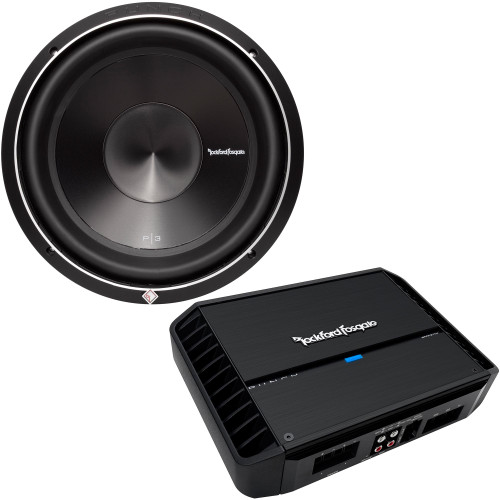 Rockford Fosgate 1 P3D2-12 Punch P3 Dual 2-Ohm 12" Sub and 1 P500X1bd Punch Amp