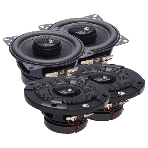 PowerBass 2 Pairs of XL-42SS Marine/Powersport 4" Coaxial Speakers