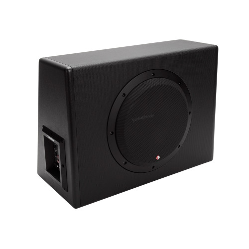 Rockford Fosgate P300-10 Powered Subwoofer with a 8 GA Amplifier