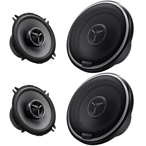 Kenwood 2 Pairs of KFC-X134 5.25" Coaxial Speakers, 150W Max Power