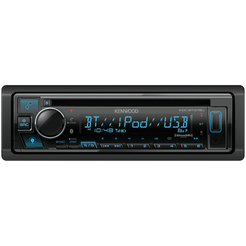 Kenwood KDC-BT378U Bluetooth single DIN CD receiver and SiriusXM