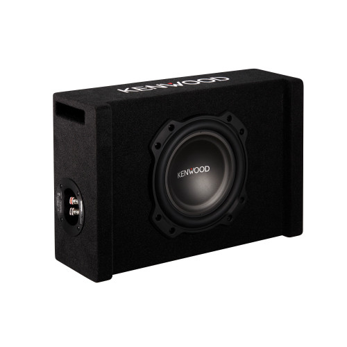 Kenwood P-W804B 8" Subwoofer in Ported Enclosure, 300W RMS Power