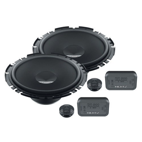 Hertz Dieci Series DSK-1703 Component Speaker Kit 6.75" 2-Way: DV 170.3 + DT 24.3 + DX 300 + Grilles