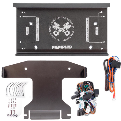 Memphis Audio OEM Amplifier Installation Kit Compatible With 2014+ Harley Davidson Street Glide & 2015+ Road Glide - Open Box