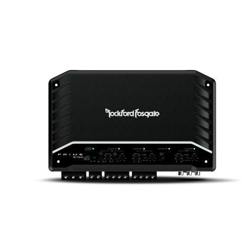 Rockford Fosgate R2-750X5 5 Channel Amplifier- 50x4 + 200x1 @ 4-Ohm, 100x4 + 350x1 @ 2-Ohm, 200x2 @4-Ohm Bridged - Used Acceptable