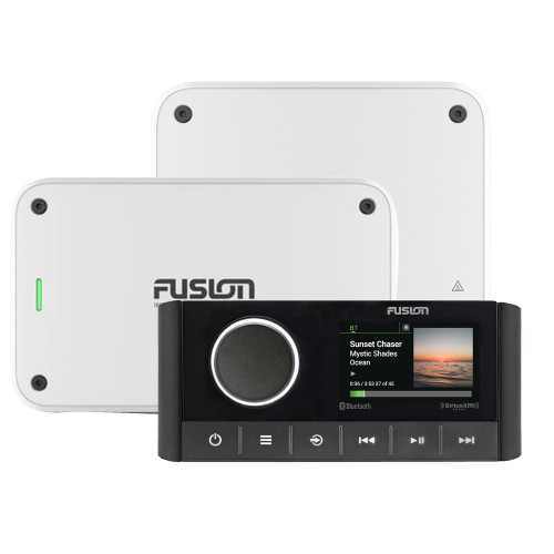 Fusion MS-RA670 Apollo Marine Entertainment System With Fusion MS-AP61800 Apollo 6 Channel and MS-AP41200 4 Channel Amplifiers