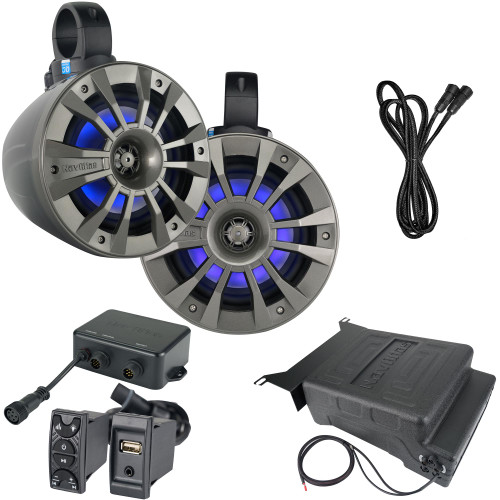 NavAtlas X32ZONE3 - NA2BT Bluetooth Receiver with 6.5" Amplified Roll-Cage Speakers & Amplified Underseat Subwoofer Compatible With 2017-2020 CanAm X3