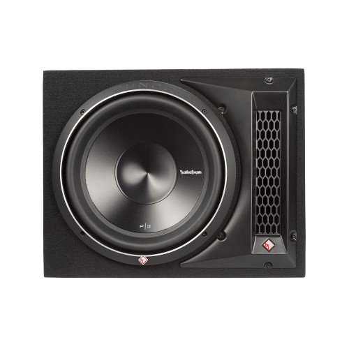 Rockford Fosgate P3-1X12 12" Ported Loaded Enclosure, 600 Watts Rms, - 1-Ohm Final, H 15.1” X W 19.1” X D 16.4” - Used Acceptable