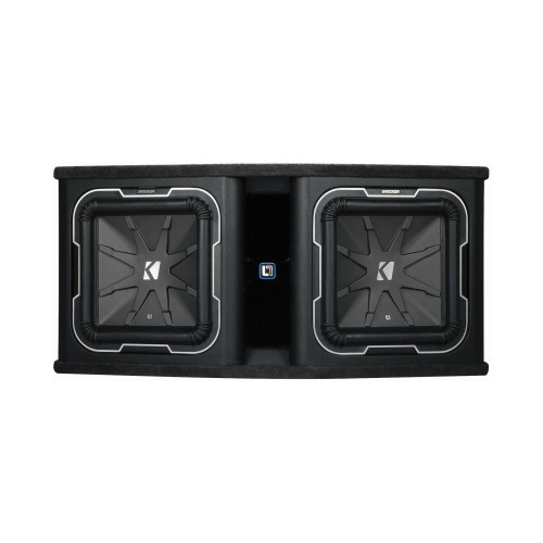 Kicker Q-Class DL712 Dual KICKER L7 12-inch Subwoofers in Vented Enclosure, 2-Ohm - Used Good