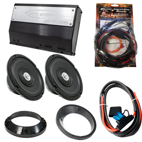 ARC Audio MPAK-13HD Motorcycle Compression-Horn Speaker Kit - Fits 1999-2013 HD Street Glide and Road Glide Motorcycles - Used Very Good