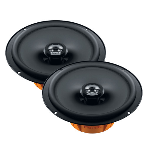 Hertz DPower 4 4 Channel Amplifier & 2 Pairs of Hertz DSK 165.3 Dieci  Series 6.5 2-Way Coaxial Speakers - Creative Audio
