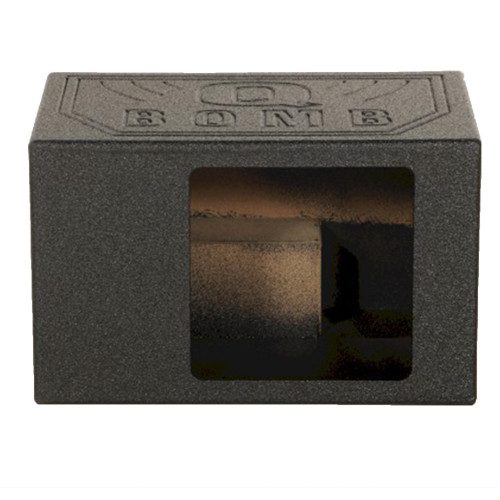 Qpower QBOMB12VLSNGL Single 12" Side Ported with Square Hole