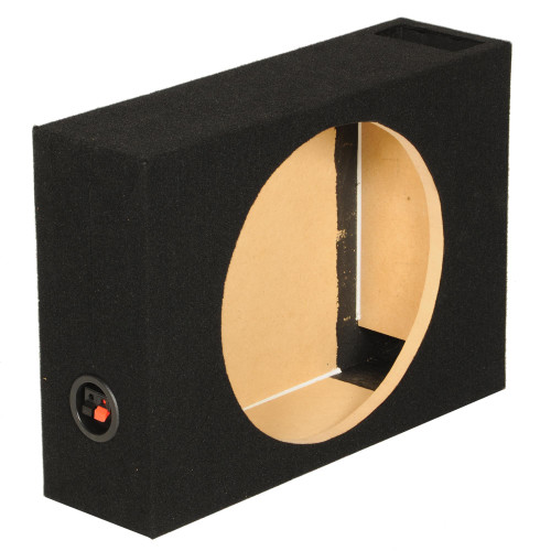 Qpower SHALLOW112VNTD Single 12" Vented for Shallow Mount Woofers - Unloaded