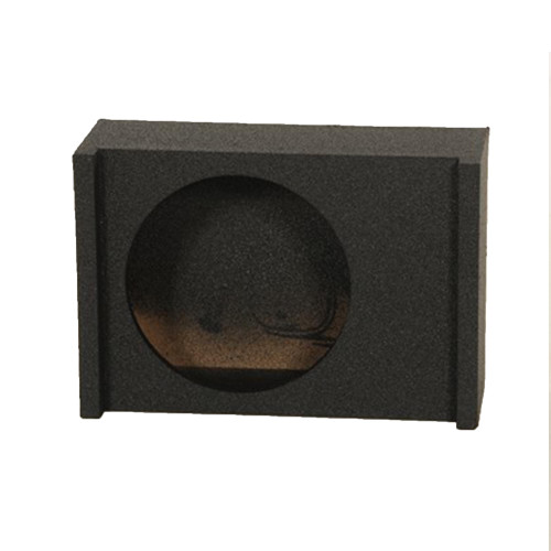 Qpower QBSHALLOW12DF Single 12" Sealed for Universal Downfire or Behind Seat