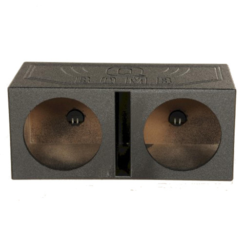 Qpower QBOMB12V Dual 12" Vented Subwoofer - Unloaded