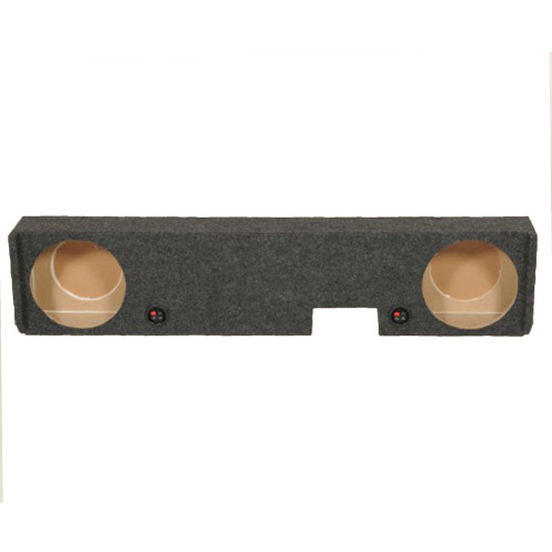 Qpower FORD10250/350 Dual 10" Subwoofer Box for Ford 2001-2008 F250/350 Super Duty Xcab - Unloaded